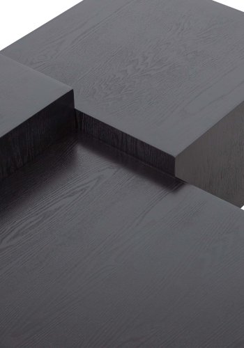 WOOOD EXCLUSIVE Pim sidebord - svart MDF (sett med 3)