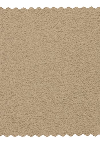 WOOOD Sara lav puff, rund - ekte polyester teddystoff (60)