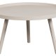 TRE Mesa sidebord L, rundt - beige MDF og furu (60)