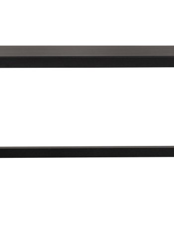 WOOOD EXCLUSIVE Imme benk, rektangulr - svart furu (110x35)