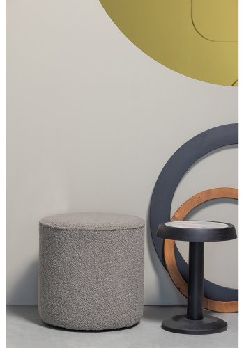 TRE EKSKLUSIVT Nanne sidebord, rundt - marmor og svart mangotre (36)