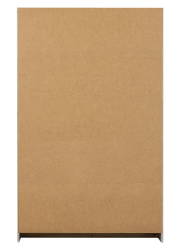 WOOOD James vitrineskab, m. 4 skydelger - glas, tgegr fyrretr og valnddeprint