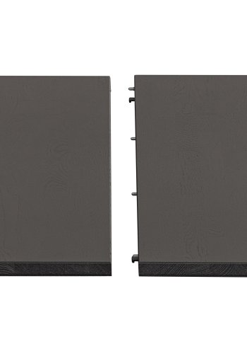 WOOOD EKSKLUSIV Lange Jan spisebord, m. 2 tilleggsplater - svart blacknight eik (120)