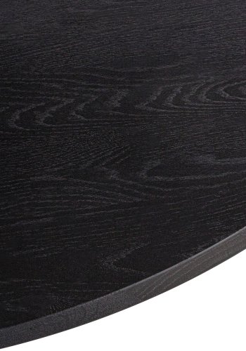 WOOOD EKSKLUSIV Lange Jan spisebord, m. 2 tilleggsplater - svart blacknight eik (120)