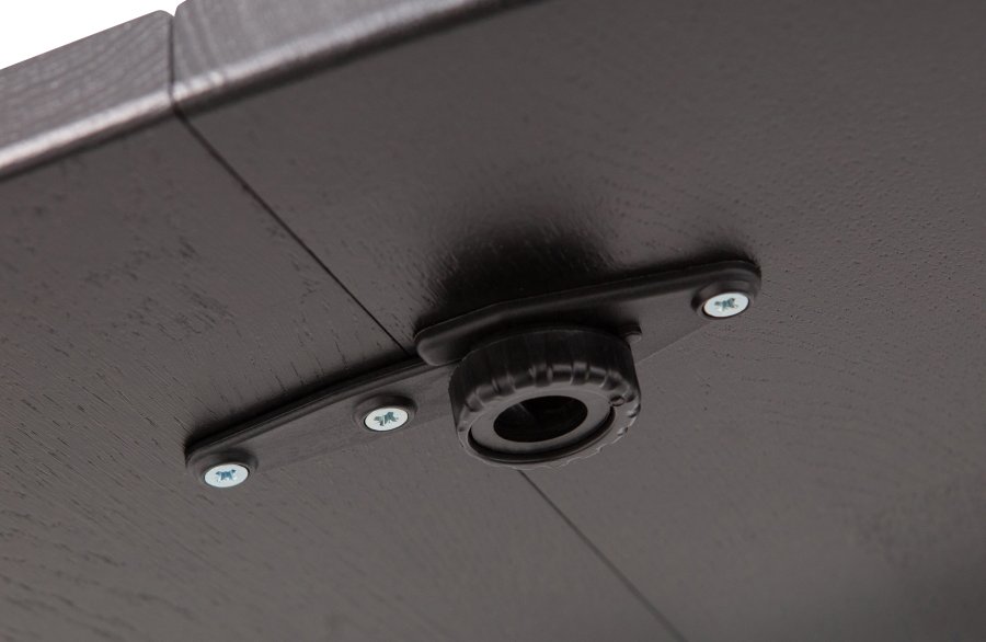 WOOOD EKSKLUSIV Lange Jan spisebord, m. 2 tilleggsplater - svart blacknight eik (120)