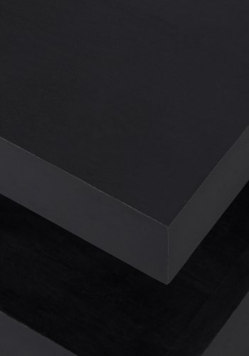 WOOOD EKSKLUSIVT Toma sidebord, firkantet - svart mangotre (40x40)