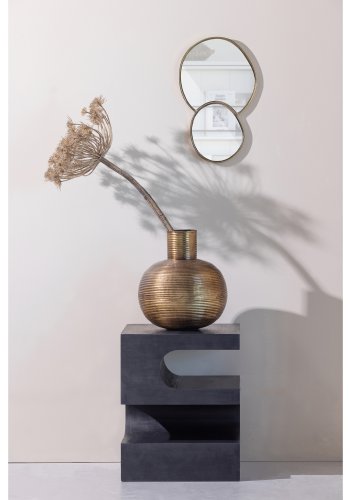 WOOOD EKSKLUSIVT Toma sidebord, firkantet - svart mangotre (40x40)