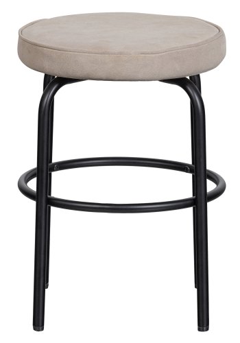 TRE EKSKLUSIVT Tris krakk, m. fotsttte - ekte mikrofiberskinn og svart metall (38)