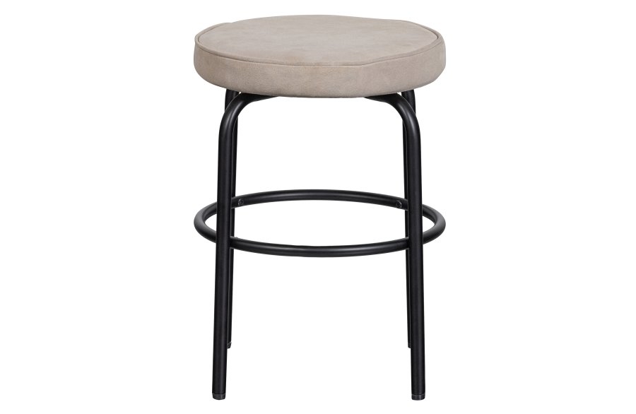 TRE EKSKLUSIVT Tris krakk, m. fotsttte - ekte mikrofiberskinn og svart metall (38)