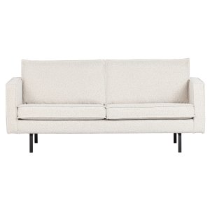 WOOOD Rodeo 2,5-pers. sofa - natur bouclé polyester og metal