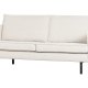 WOOOD Rodeo 2,5 pers. sofa - naturlig bouclé polyester og metall