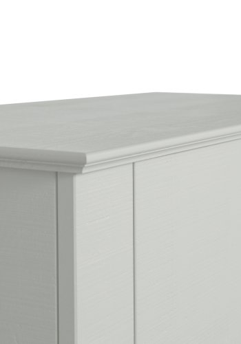 WOOOD Gus grdsdrift, m. 1 dr og 3 hyller - tkete lys gr furu