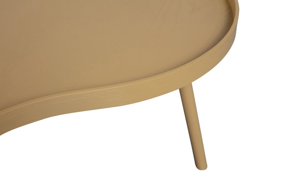 WOOOD Mae sidebord, avlangt, kologisk - alpakka MDF og furu (100x58)