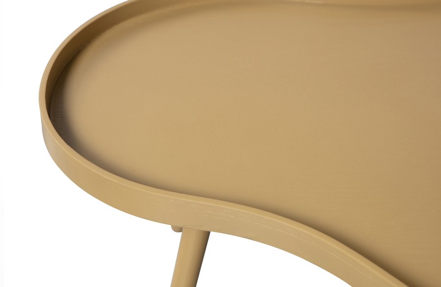 WOOOD Mae sidebord, avlangt, kologisk - alpakka MDF og furu (100x58)