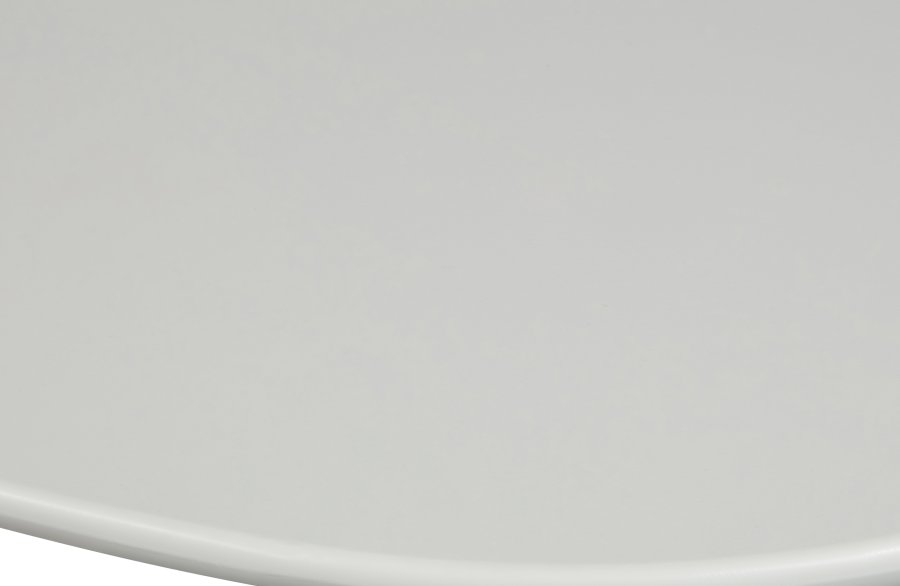 WOOOD Tablo spisebord, med organisk form, firkantet - tkete gr ask og naturlig eik (130x130)