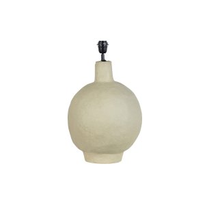 WOOOD Collection bordslampa, handformad - naturlig papier-maché (H:53)