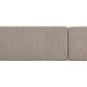 WOOOD Skr hjrnesofa, venstre - naturmelert chenille polyester