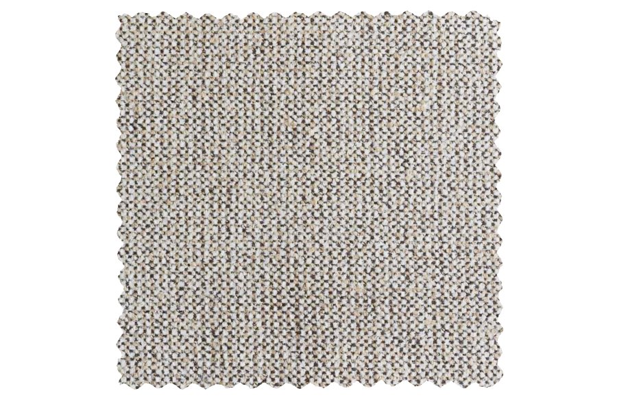 WOOOD Skr hjrnesofa, venstre - off-white melert chenillestoff