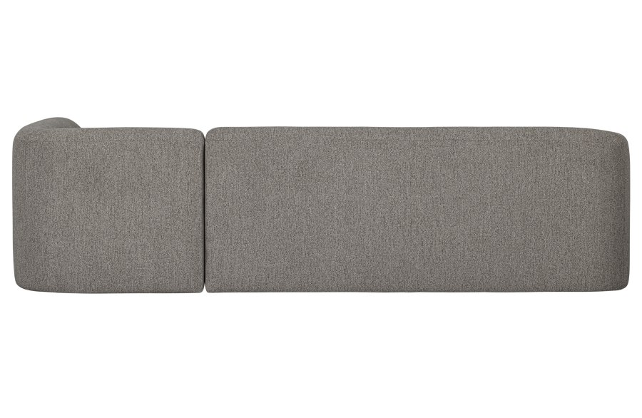 WOOOD Skr hjrnesofa, hyre - grmelert chenille polyester