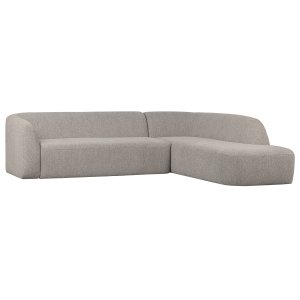 WOOOD Sloping sofa - Creme, Stof (polyester)
