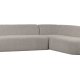 WOOOD Skrsofa - Krem, stoff (polyester)