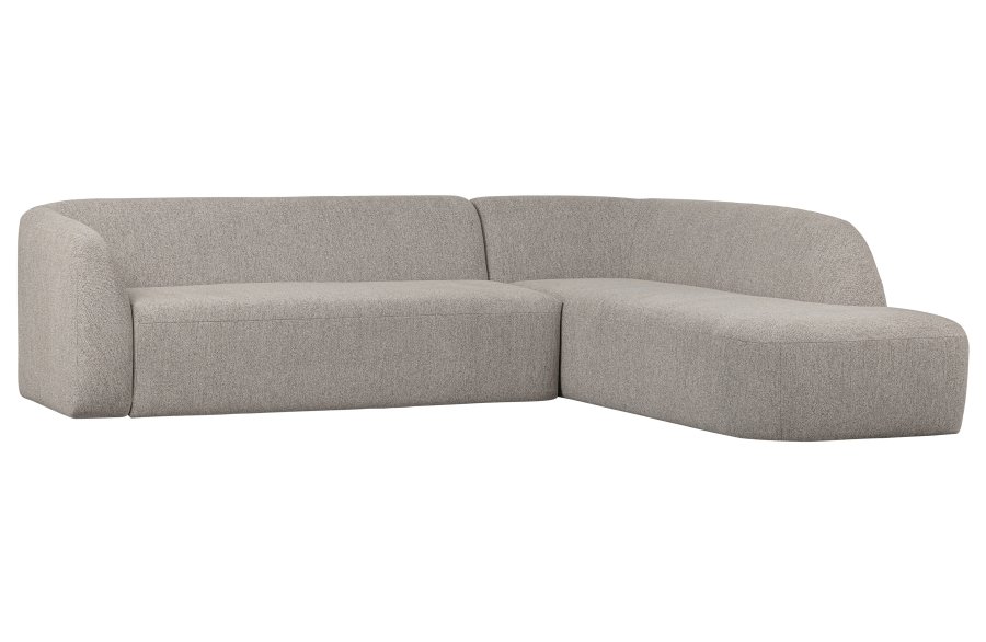 WOOOD Skrsofa - Krem, stoff (polyester)