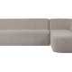 WOOOD Skrsofa - Krem, stoff (polyester)