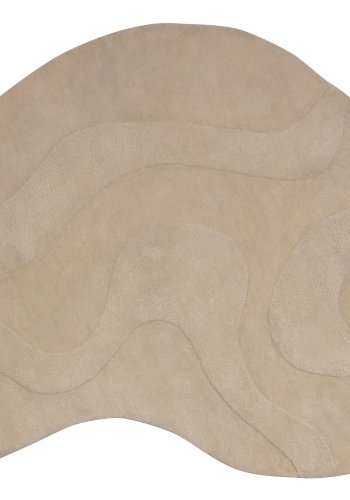 WOOOD EKSKLUSIVT Alya-teppe, kologisk - melkepolyester (170x240)