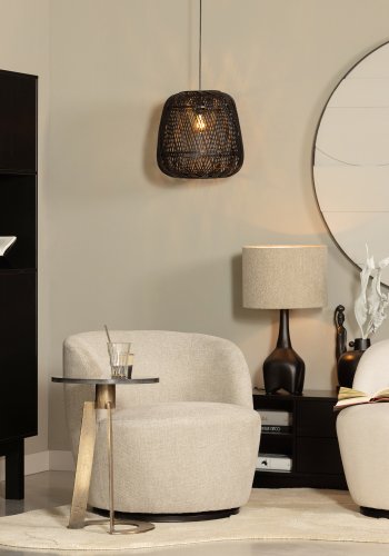 WOOOD EKSKLUSIVT Alya-teppe, kologisk - melkepolyester (170x240)