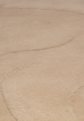 WOOOD EKSKLUSIVT Alya-teppe, kologisk - melkepolyester (170x240)