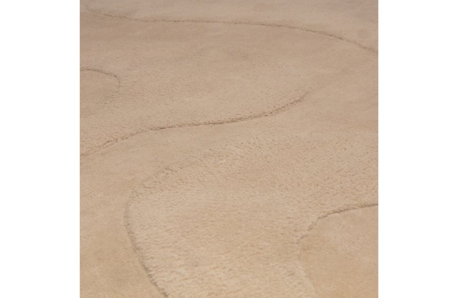 WOOOD EKSKLUSIVT Alya-teppe, kologisk - melkepolyester (170x240)