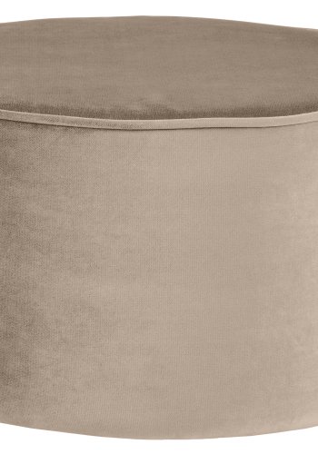 WOOOD Sara lav puff, rund - khaki polyester flyel (60)