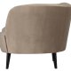 WOOOD Sara lounge lenestol, hyre - khaki polyester flyel og tre