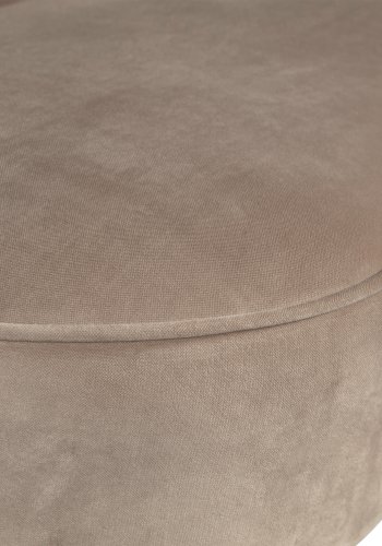 WOOOD Sara lounge lenestol, hyre - khaki polyester flyel og tre