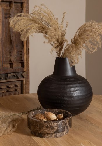 TRE Rhonda spisebord, rundt - naturlig matt eik (129)