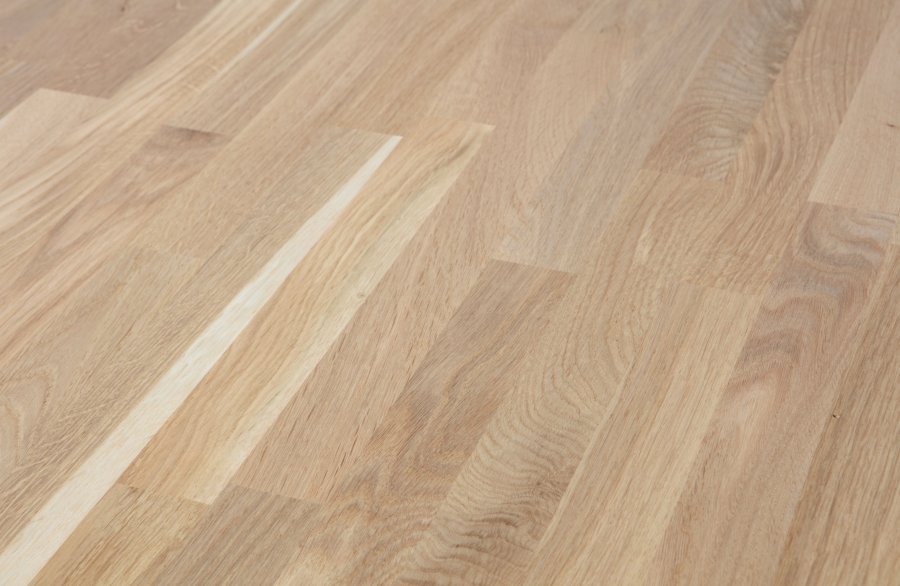 TRE Rhonda spisebord, rundt - naturlig matt eik (129)