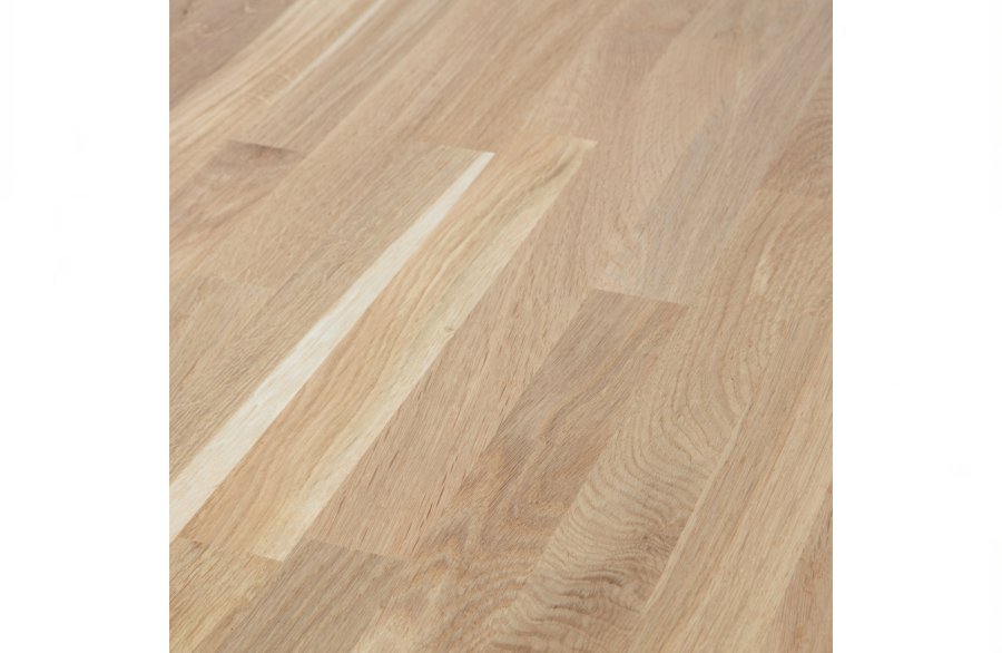 TRE Rhonda spisebord, rundt - naturlig matt eik (150)