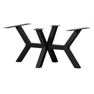 WOOOD Tablo Zeeland bordsben till matbord - mattsvart metall