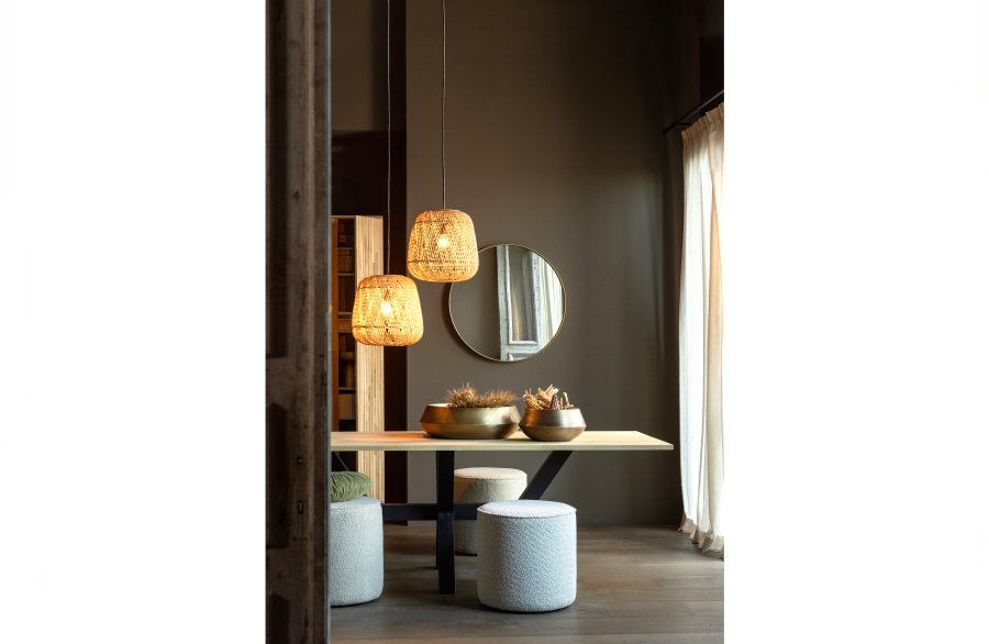 WOOOD Tablo Zeeland bordben til spisebord - matt sort metall