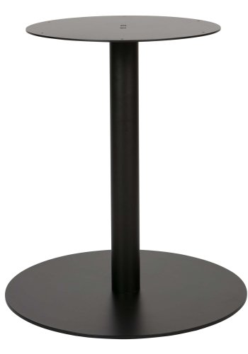 WOOOD Tablo Rundt bordben til spisebord - matt sort metall