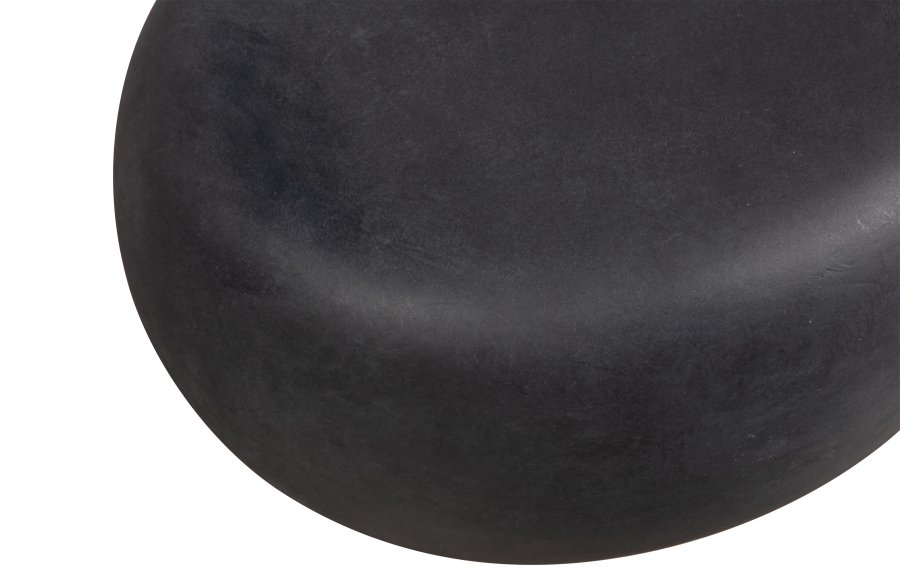 VTWONEN Pebble salongbord for inne og ute, rundt - antrasittgr fiberleire (50)