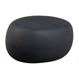 VTWONEN Pebble sofabord til inde og ude, oval - antracitgr fiberler (65x49)