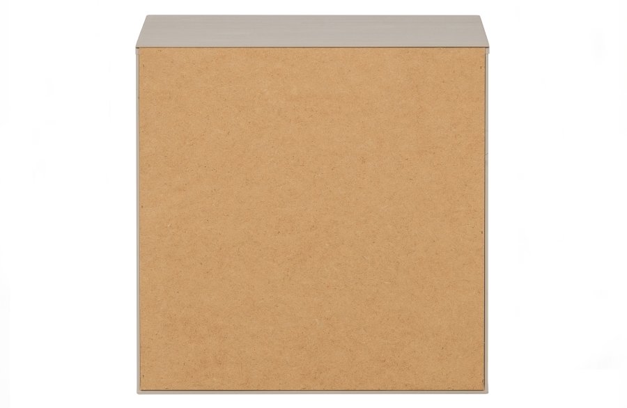 VTWONEN Dagsskap Enkeltskap, m. 1 trykk for  pne dren og 1 hylle - dakargrau furu (H:50)