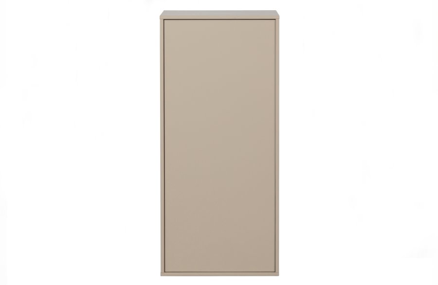 VTWONEN Dagsskap Enkeltskap, m. 1 trykk for  pne porten og 1 stang - dakargrau furu (H:110)