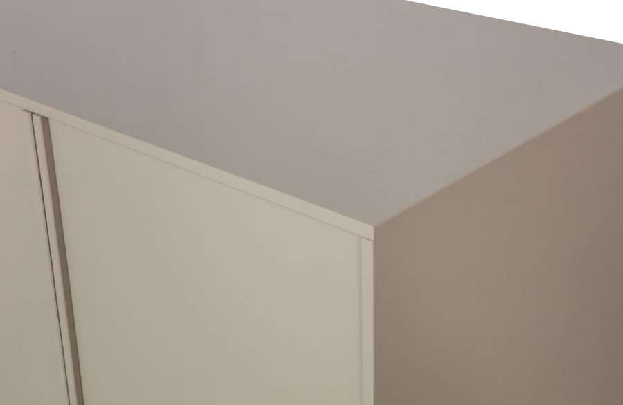 VTWONEN Dagsskap Dobbelt skap, m. 2 trykk for  pne drer og 2 hyller - dakargrau furu (H:50)