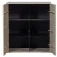 VTWONEN Daily Closet hyller for skap - svart sponplate (48x54) - 2 stk.
