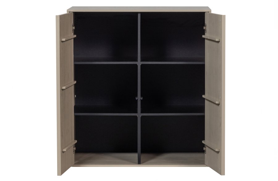 VTWONEN Daily Closet hyller for skap - svart sponplate (48x54) - 2 stk.