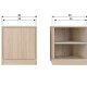 VTWONEN Modulrt underskap, m. 1 trykk for  pne dren og 1 hylle - naturlig matt eikefiner (40x40)