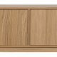 VTWONEN Modulrt underskap, m. 2 trykk for  pne drer og 2 hyller - naturlig matt eikefiner (77x40)