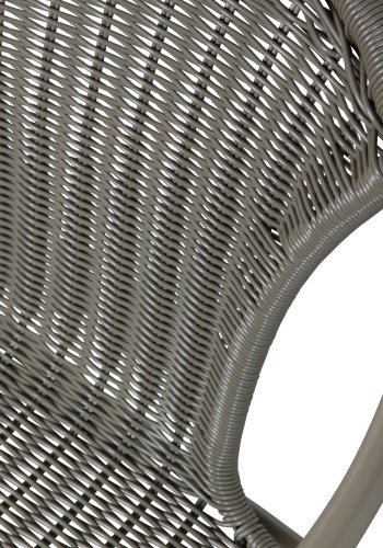 WOOOD EKSKLUSIV Weston hagestol, m. armlener, stablebar - jungel polyrattan og metall